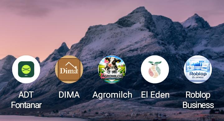 Apps desarrolladas: ADT Fontanar, DIMA, Agromilch, El Eden, Roblop Business